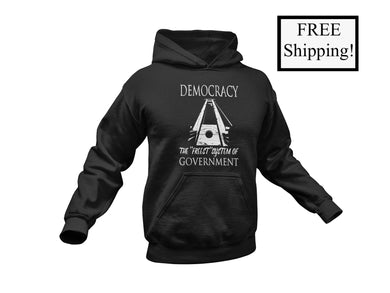 Democracy: the Freest System Heavy Hoodie