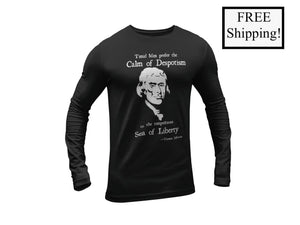 Thomas Jefferson Sea of Liberty Long Sleeve Shirt
