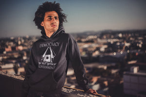 Democracy: the Freest System Light Hoodie