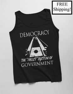 Democracy: the Freest System Tank Top