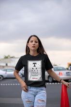Load image into Gallery viewer, Taxation is Theft Eye Chart Economy T Shirt