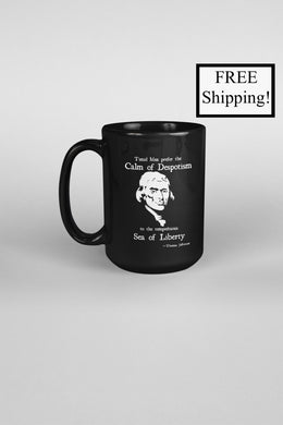 Thomas Jefferson Sea of Liberty 15oz Mug