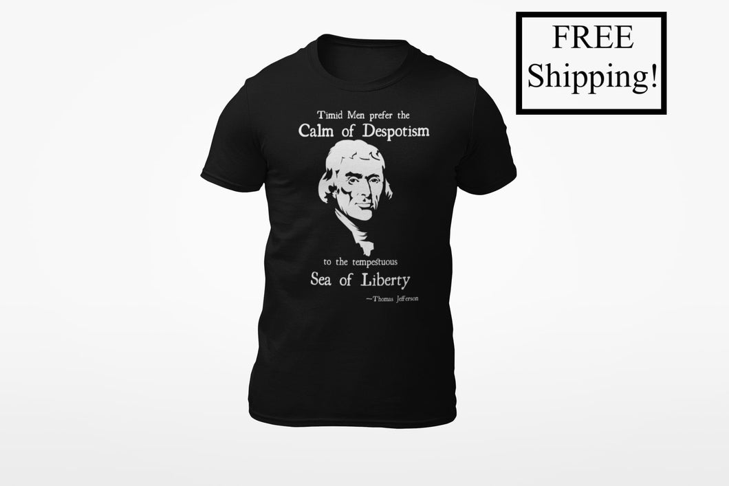 Thomas Jefferson Sea of Liberty Triblend Shirt