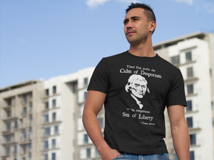 Thomas Jefferson Sea of Liberty Economy T Shirt