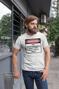 Warning Rant Taxation is Theft Triblend Shirt