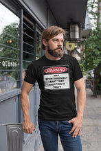 Load image into Gallery viewer, Warning Rant Taxation is Theft Triblend Shirt