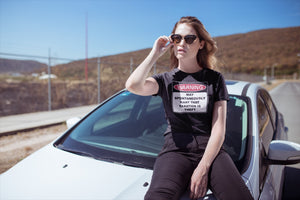 Warning Rant Taxation is Theft Women's Triblend Shirt